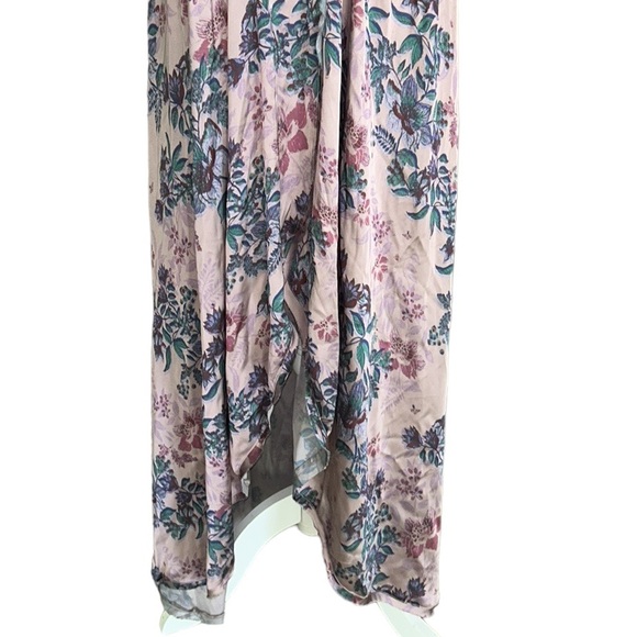 RARE Free People Bad For You Lace & Floral Bodysuit Corset Slip Maxi Dress - L - Picture 8 of 16